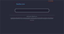 Desktop Screenshot of bandar.com